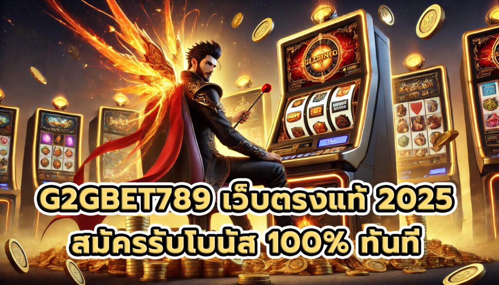 G2GBET789 เว็บตรงแท้ 2025 สมัครรับโบนัส 100% ทันที