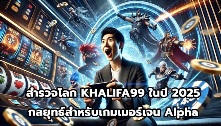 สำรวจโลก KHALIFA99 ในปี 2025 กลยุทธ์สำหรับเกมเมอร์เจน Alpha-14